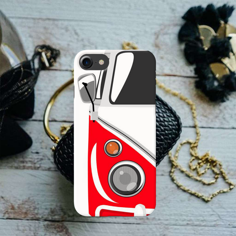 Red Volkswagon Printed Slim Cases and Cover for iPhone 8