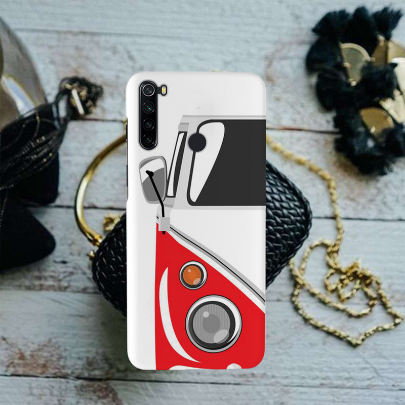 Red Volkswagon Printed Slim Cases and Cover for Redmi Note 8