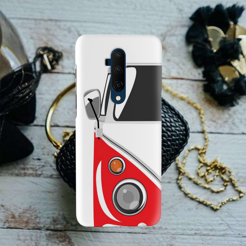 Red Volkswagon Printed Slim Cases and Cover for OnePlus 7T Pro