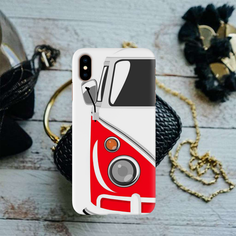 Red Volkswagon Printed Slim Cases and Cover for iPhone XS Max