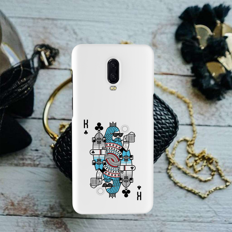 King 2 Card Printed Slim Cases and Cover for OnePlus 6T