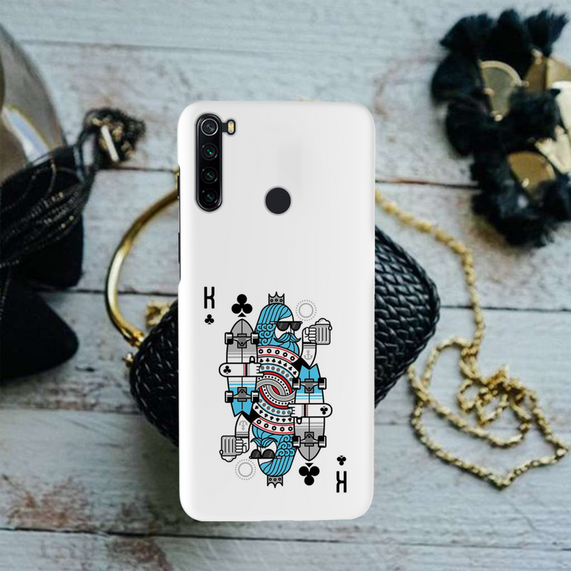 King 2 Card Printed Slim Cases and Cover for Redmi Note 8