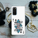 King 2 Card Printed Slim Cases and Cover for Galaxy S20 Plus