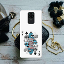 King 2 Card Printed Slim Cases and Cover for Redmi Note 9