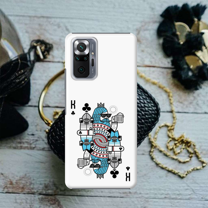 King 2 Card Printed Slim Cases and Cover for Redmi Note 10 Pro