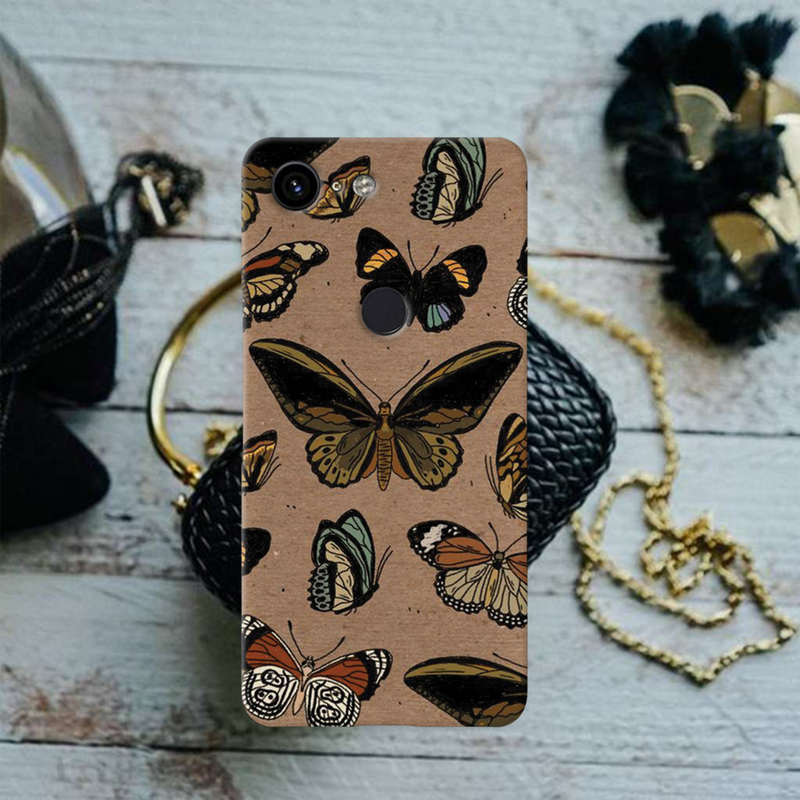 Butterfly Printed Slim Cases and Cover for Pixel 3