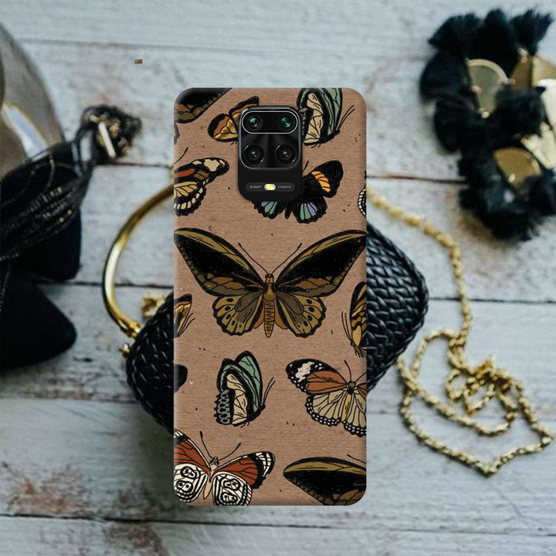 Butterfly Printed Slim Cases and Cover for Redmi Note 9 Pro Max