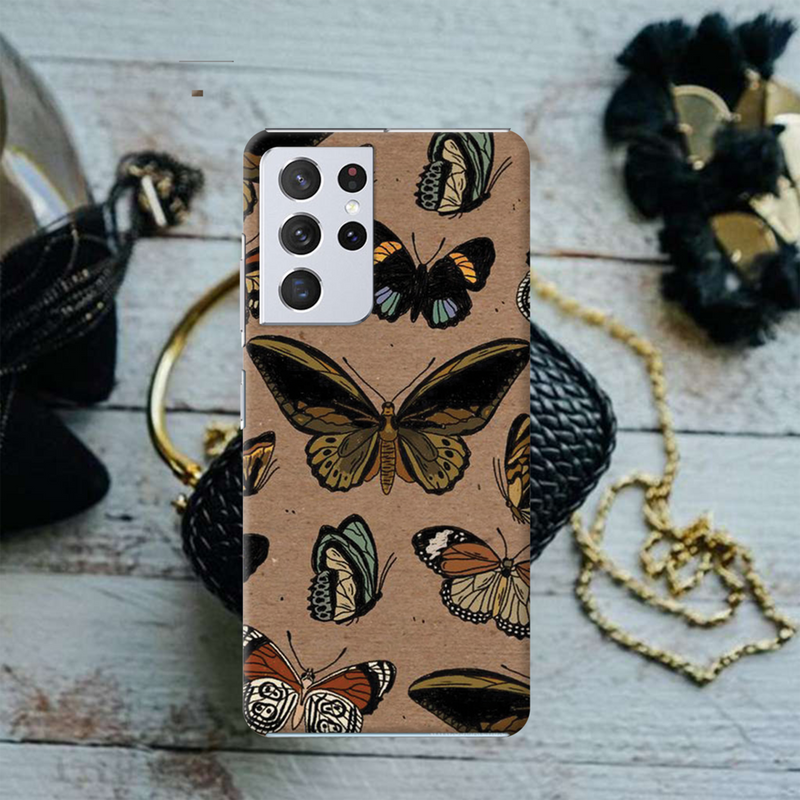 Butterfly Printed Slim Cases and Cover for Galaxy S21 Ultra