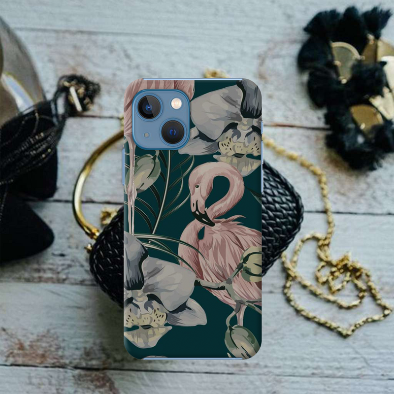 Flamingo Printed Slim Cases and Cover for iPhone 13 Mini