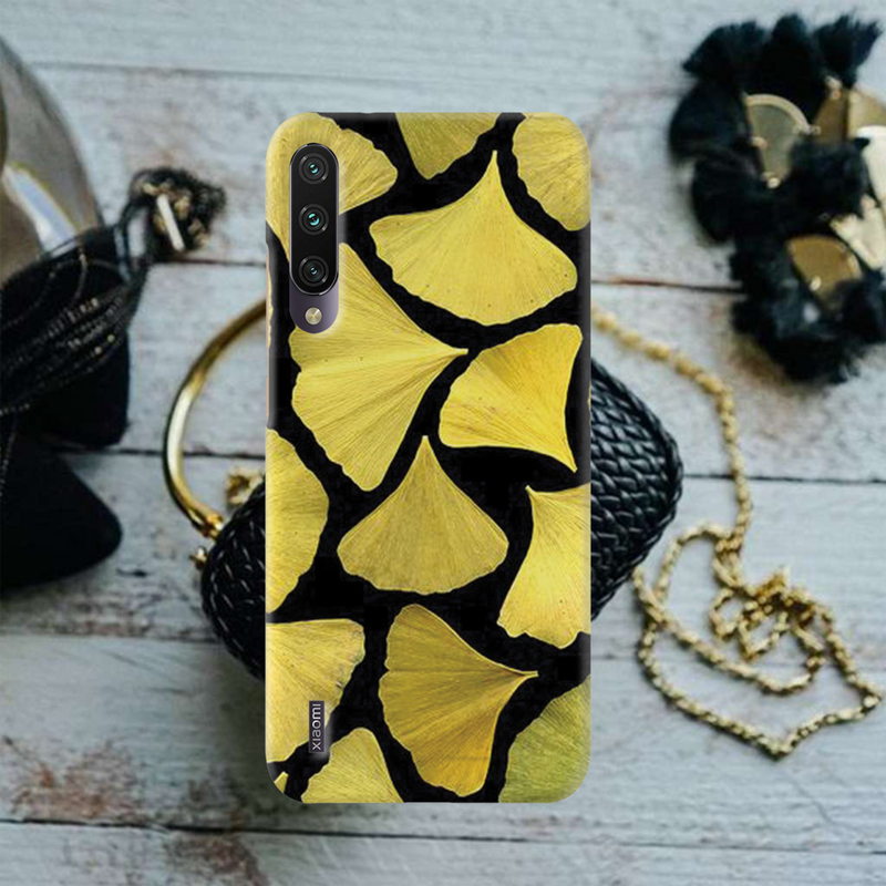 Yellow Leafs Printed Slim Cases and Cover for Redmi A3