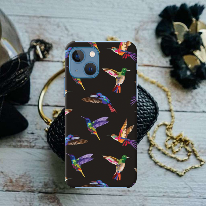 Kingfisher Printed Slim Cases and Cover for iPhone 13 Mini