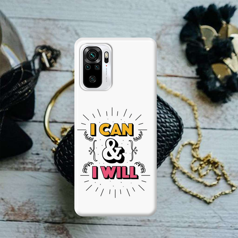 I can and I will Printed Slim Cases and Cover for Redmi Note 10
