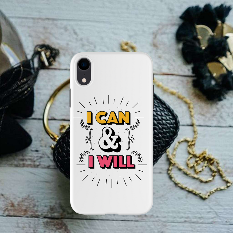 I can and I will Printed Slim Cases and Cover for iPhone XR