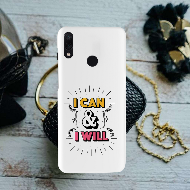 I can and I will Printed Slim Cases and Cover for Redmi Note 7 Pro