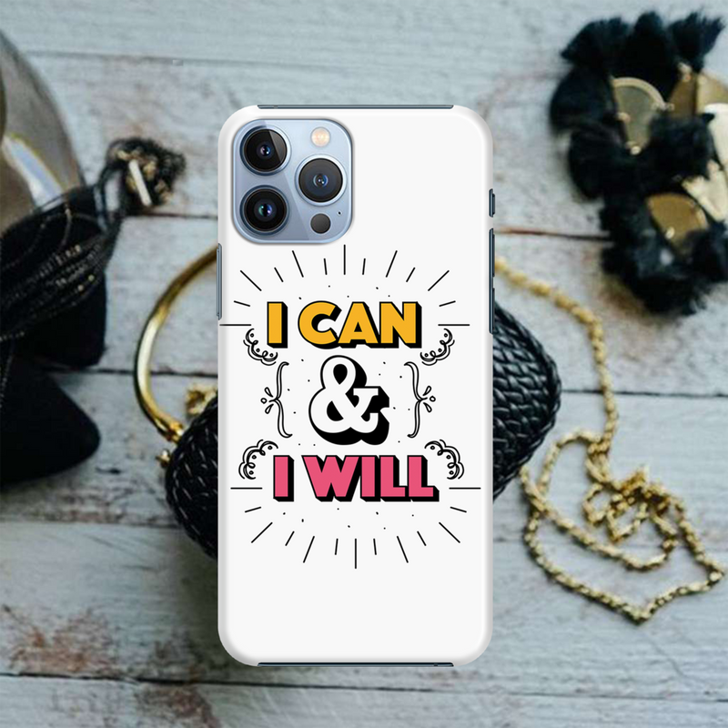 I can and I will Printed Slim Cases and Cover for iPhone 13 Pro