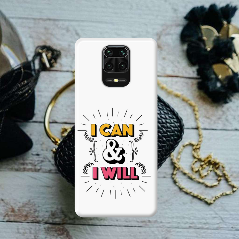 I can and I will Printed Slim Cases and Cover for Redmi Note 9 Pro Max