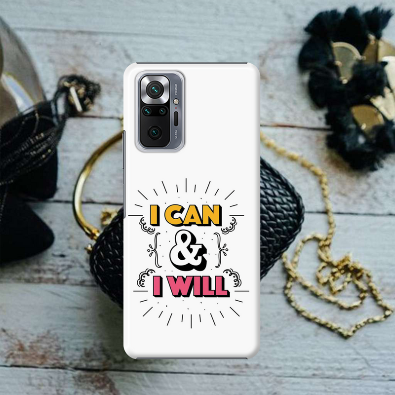 I can and I will Printed Slim Cases and Cover for Redmi Note 10 Pro