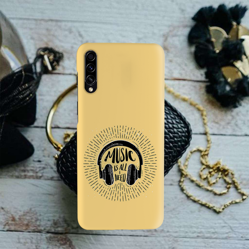 Music is all i need Printed Slim Cases and Cover for Galaxy A70