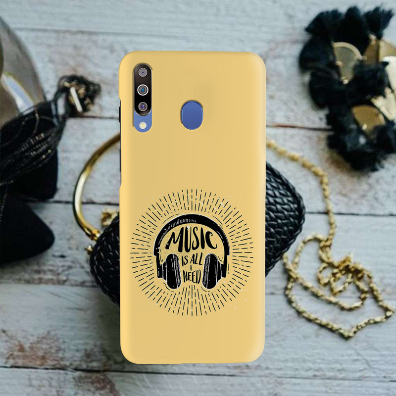 Music is all i need Printed Slim Cases and Cover for Galaxy M30