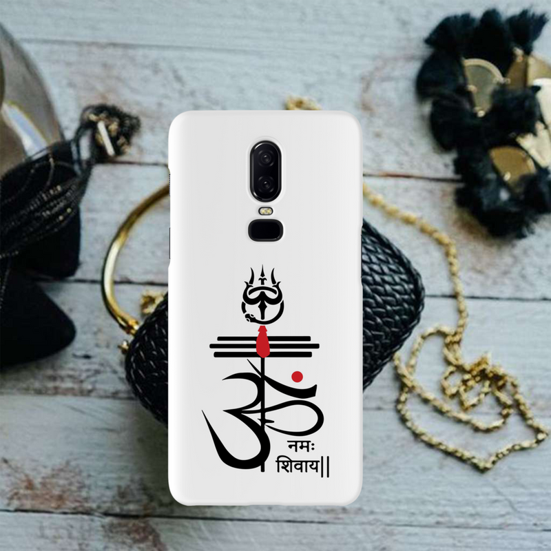 OM namah siwaay Printed Slim Cases and Cover for OnePlus 6