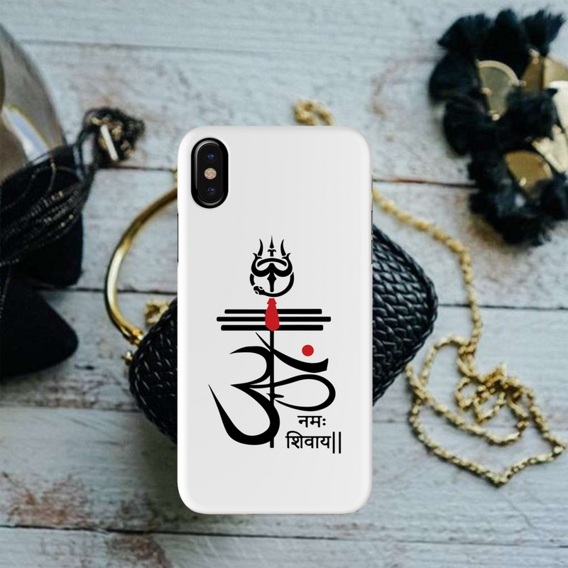 OM namah siwaay Printed Slim Cases and Cover for iPhone XS