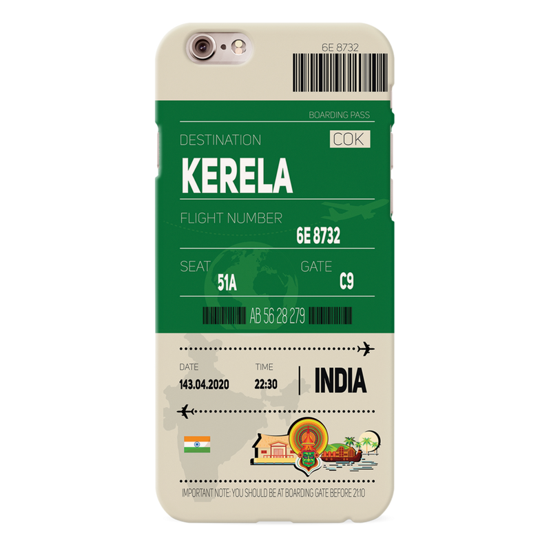 Kerala ticket Printed Slim Cases and Cover for iPhone 6
