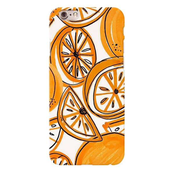 Orange Lemon Printed Slim Cases and Cover for iPhone 6