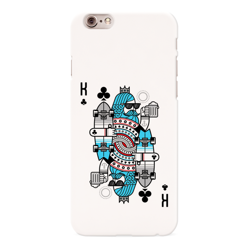 King 2 Card Printed Slim Cases and Cover for iPhone 6