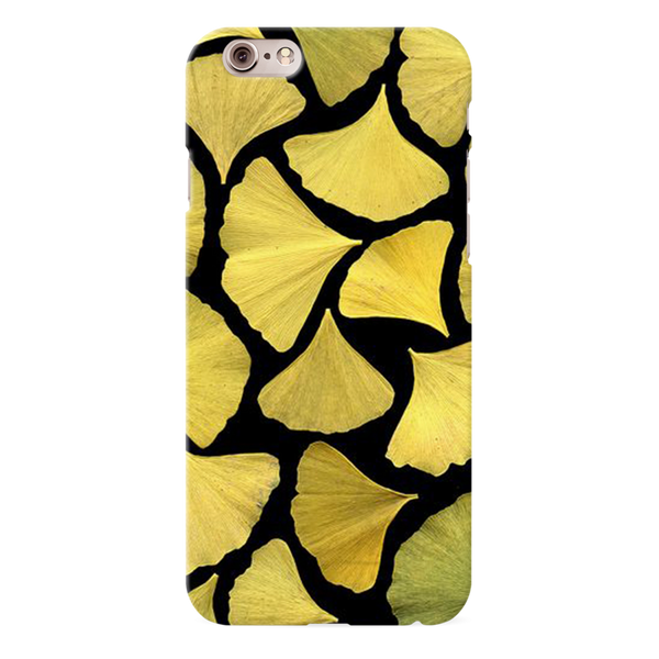 Yellow Leafs Printed Slim Cases and Cover for iPhone 6