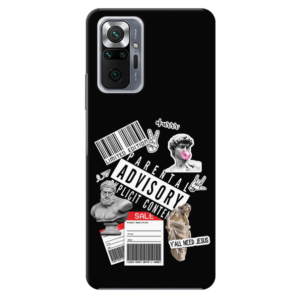 Advisory Printed Slim Cases and Cover for Redmi Note 10 Pro
