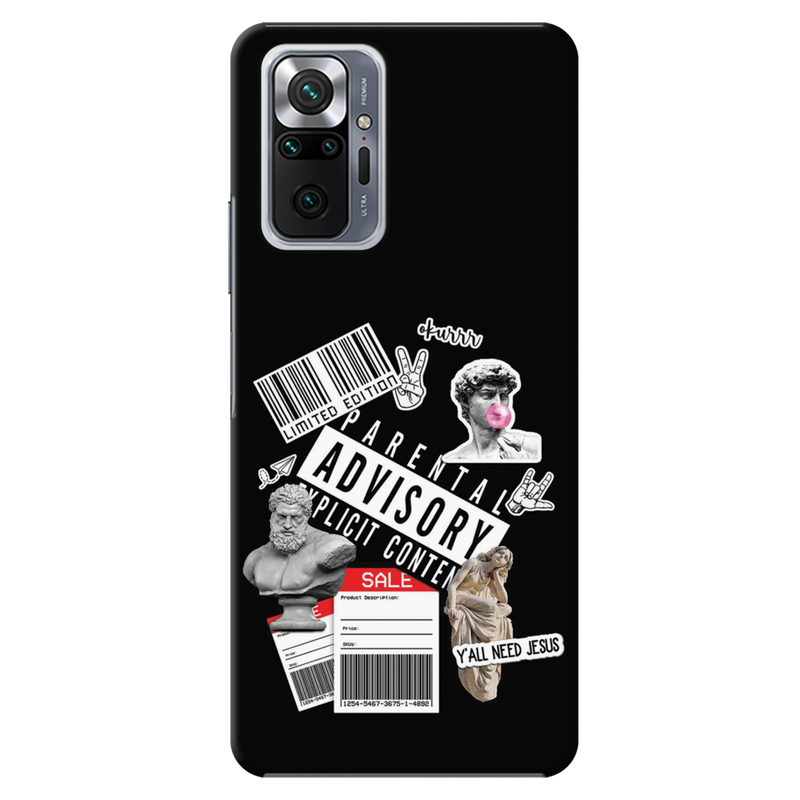 Advisory Printed Slim Cases and Cover for Redmi Note 10 Pro