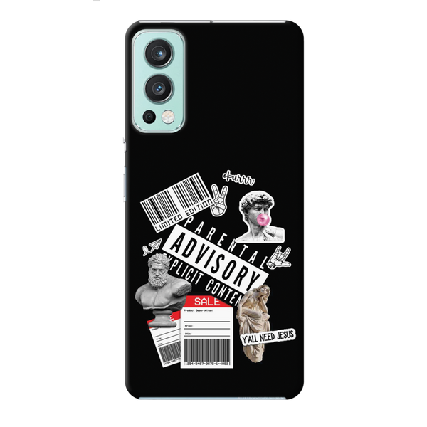 Advisory Printed Slim Cases and Cover for OnePlus Nord 2