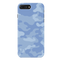 Blue and White Camouflage Printed Slim Cases and Cover for iPhone 7 Plus