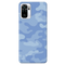 Blue and White Camouflage Printed Slim Cases and Cover for Redmi Note 10