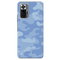 Blue and White Camouflage Printed Slim Cases and Cover for Redmi Note 10 Pro