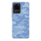 Blue and White Camouflage Printed Slim Cases and Cover for Galaxy S20 Ultra