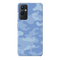 Blue and White Camouflage Printed Slim Cases and Cover for OnePlus 9 Pro