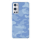 Blue and White Camouflage Printed Slim Cases and Cover for OnePlus 9R