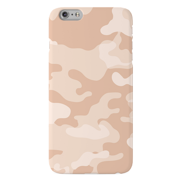 Cream and White Camouflage Printed Slim Cases and Cover for iPhone 6 Plus