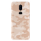 Cream and White Camouflage Printed Slim Cases and Cover for OnePlus 6
