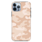 Cream and White Camouflage Printed Slim Cases and Cover for iPhone 13 Pro Max