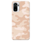 Cream and White Camouflage Printed Slim Cases and Cover for Redmi Note 10