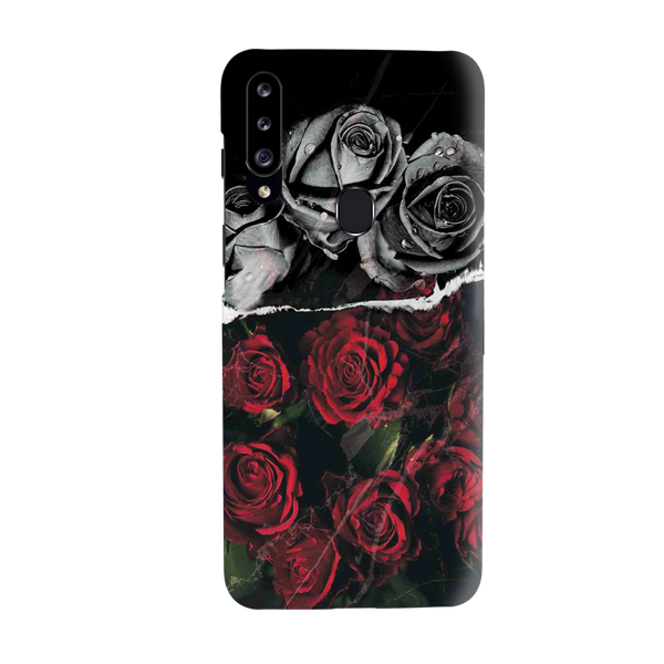 Dark Roses Printed Slim Cases and Cover for Galaxy A20S