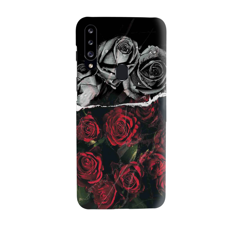Dark Roses Printed Slim Cases and Cover for Galaxy A20S