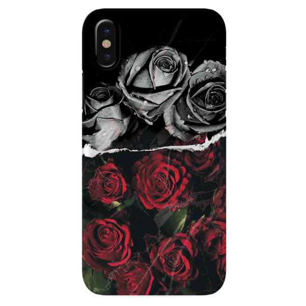 Dark Roses Printed Slim Cases and Cover for iPhone X