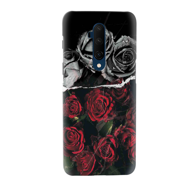 Dark Roses Printed Slim Cases and Cover for OnePlus 7T Pro