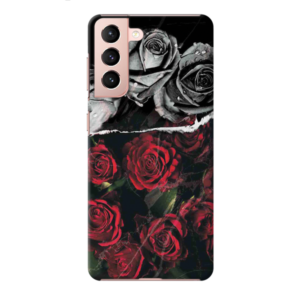 Dark Roses Printed Slim Cases and Cover for Galaxy S21