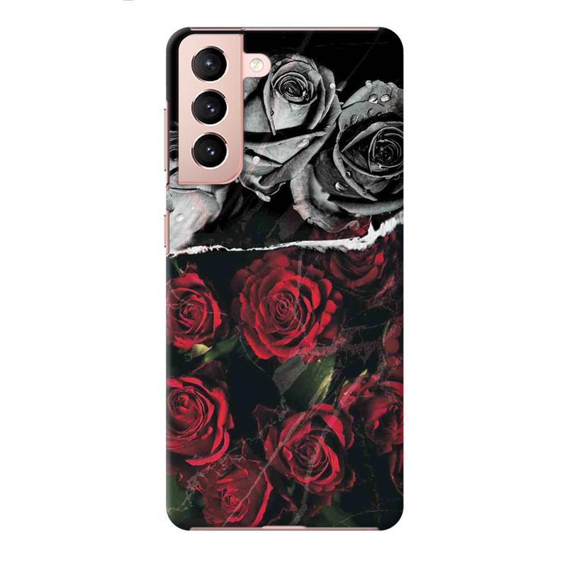 Dark Roses Printed Slim Cases and Cover for Galaxy S21