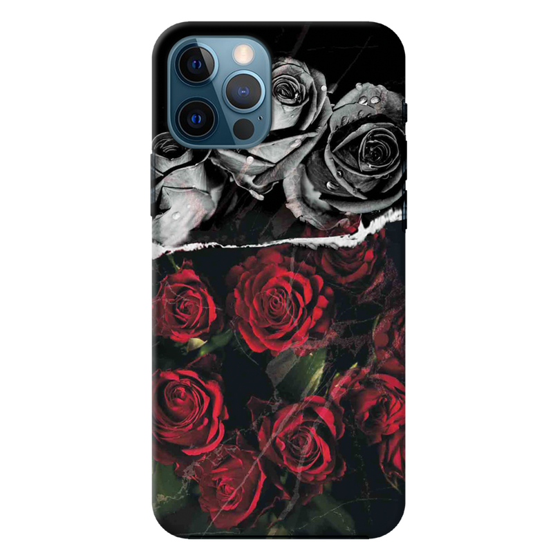 Dark Roses Printed Slim Cases and Cover for iPhone 12 Pro Max