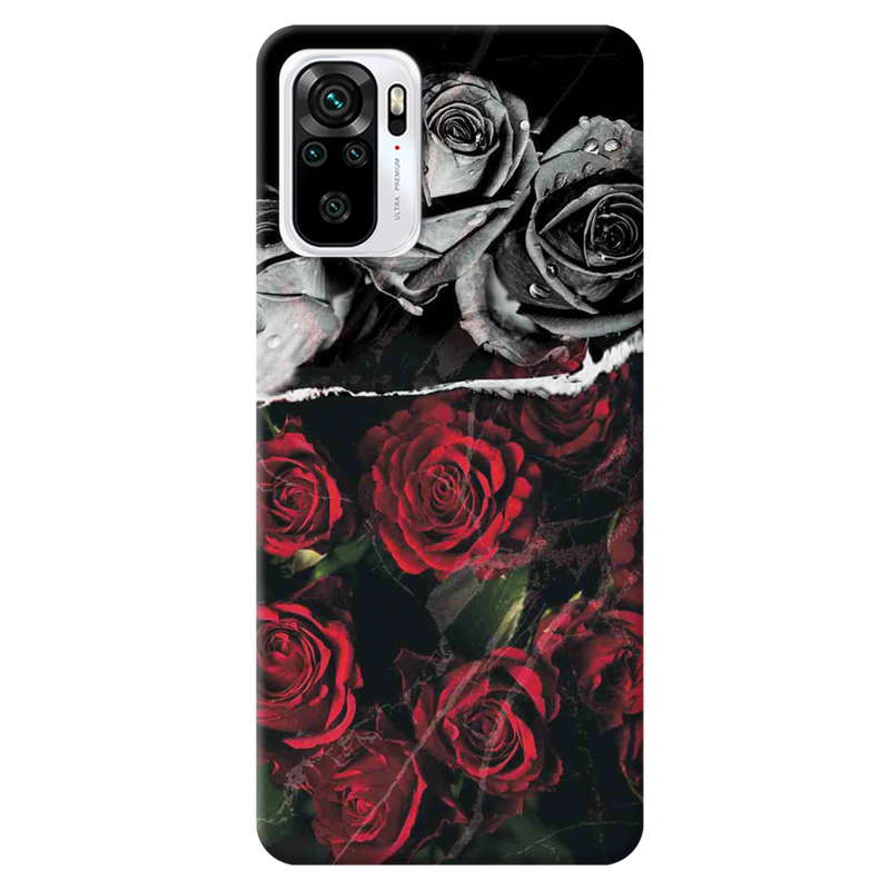 Dark Roses Printed Slim Cases and Cover for Redmi Note 10